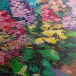 Floral 1102 Canvas Art 18" x 24" / 45 x 60 cm / Black