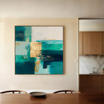 Abstract 1103 Canvas Art 60 x 60 cm / Black
