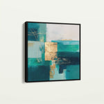 Abstract 1103 Canvas Art 60 x 60 cm / Black
