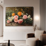 Floral 1103 Canvas Art 18" x 24" / 45 x 60 cm / Black