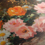 Floral 1103 Canvas Art 18" x 24" / 45 x 60 cm / Black