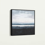 Abstract 1104 Canvas Art 60 x 60 cm / Black