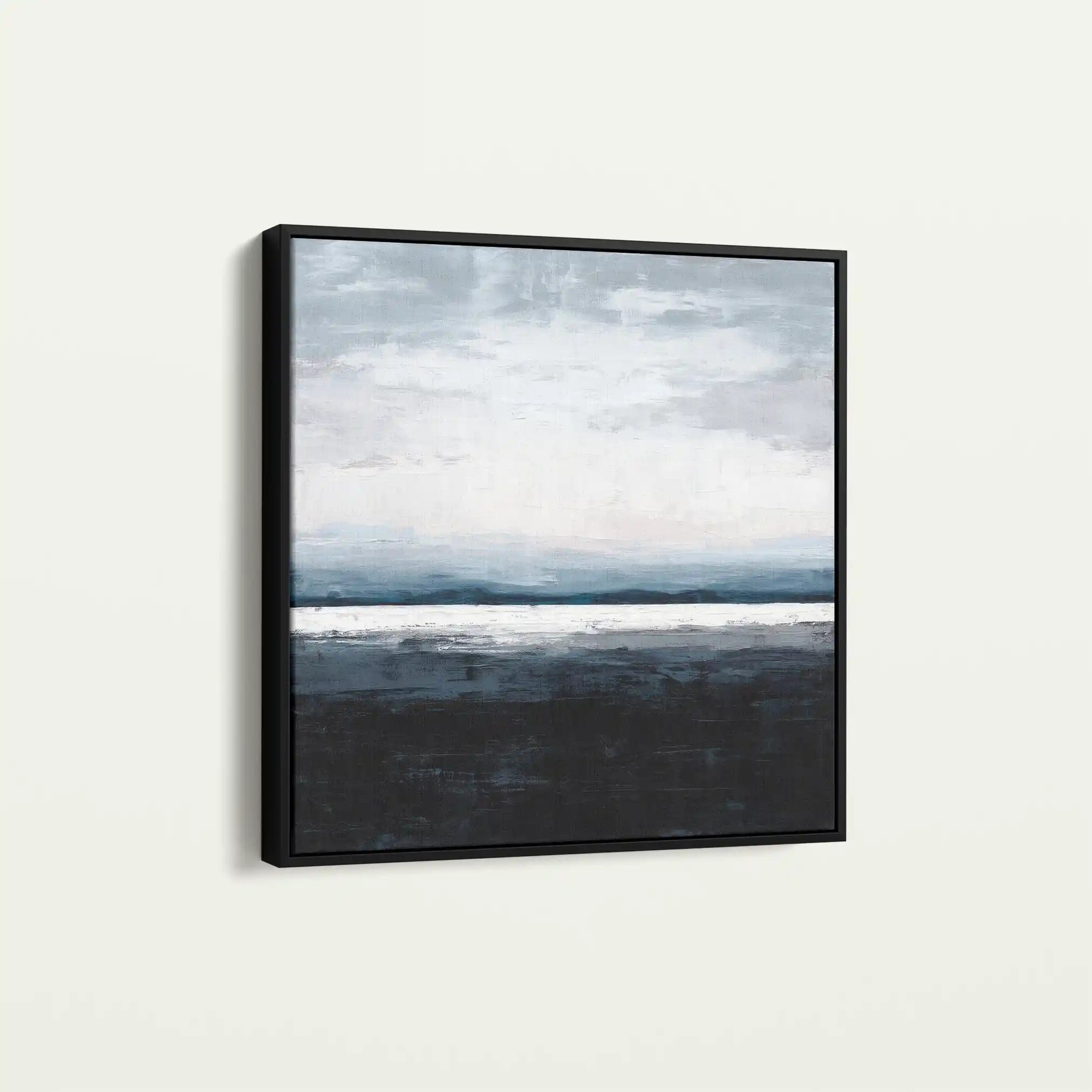 Abstract 1104 Canvas Art 60 x 60 cm / Black