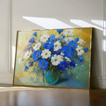 Floral 1104 Canvas Art 18" x 24" / 45 x 60 cm / Black