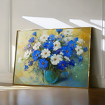 Floral 1104 Canvas Art 60 x 40 cm / Black