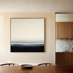 Abstract 1105 Canvas Art 60 x 60 cm / Black