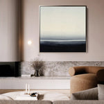Abstract 1105 Canvas Art 60 x 60 cm / Black