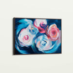 Floral 1106 Canvas Art 18" x 24" / 45 x 60 cm / Black