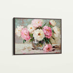 Floral 1107 Canvas Art 18" x 24" / 45 x 60 cm / Black