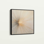 Abstract 1109 Canvas Art 16" x 16" / 40 x 40 cm / Black