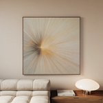 Abstract 1109 Canvas Art 60 x 60 cm / Black