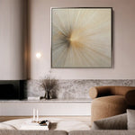 Abstract 1109 Canvas Art 60 x 60 cm / Black
