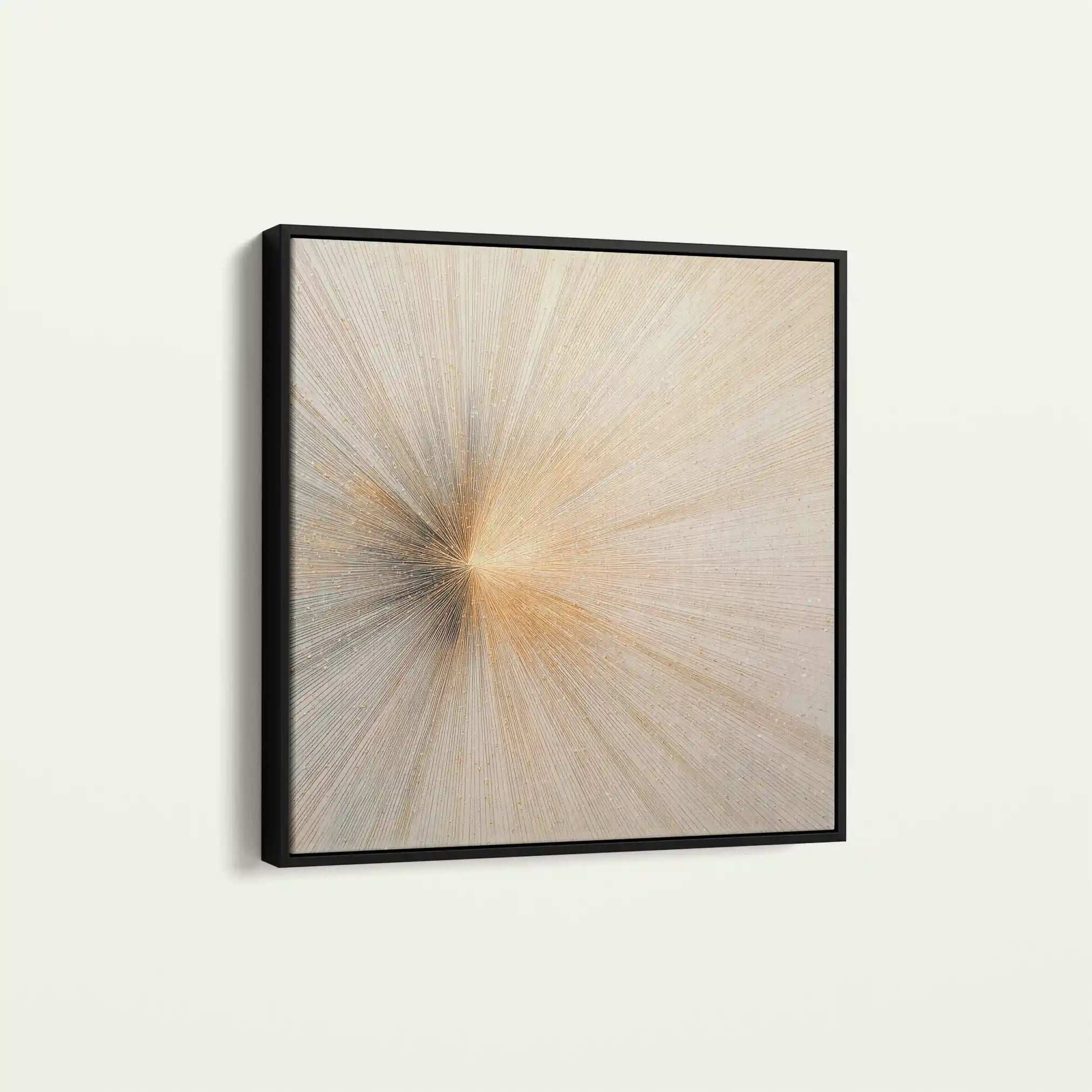 Abstract 1109 Canvas Art 60 x 60 cm / Black