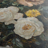 Floral 1109 Canvas Art 18" x 24" / 45 x 60 cm / Black