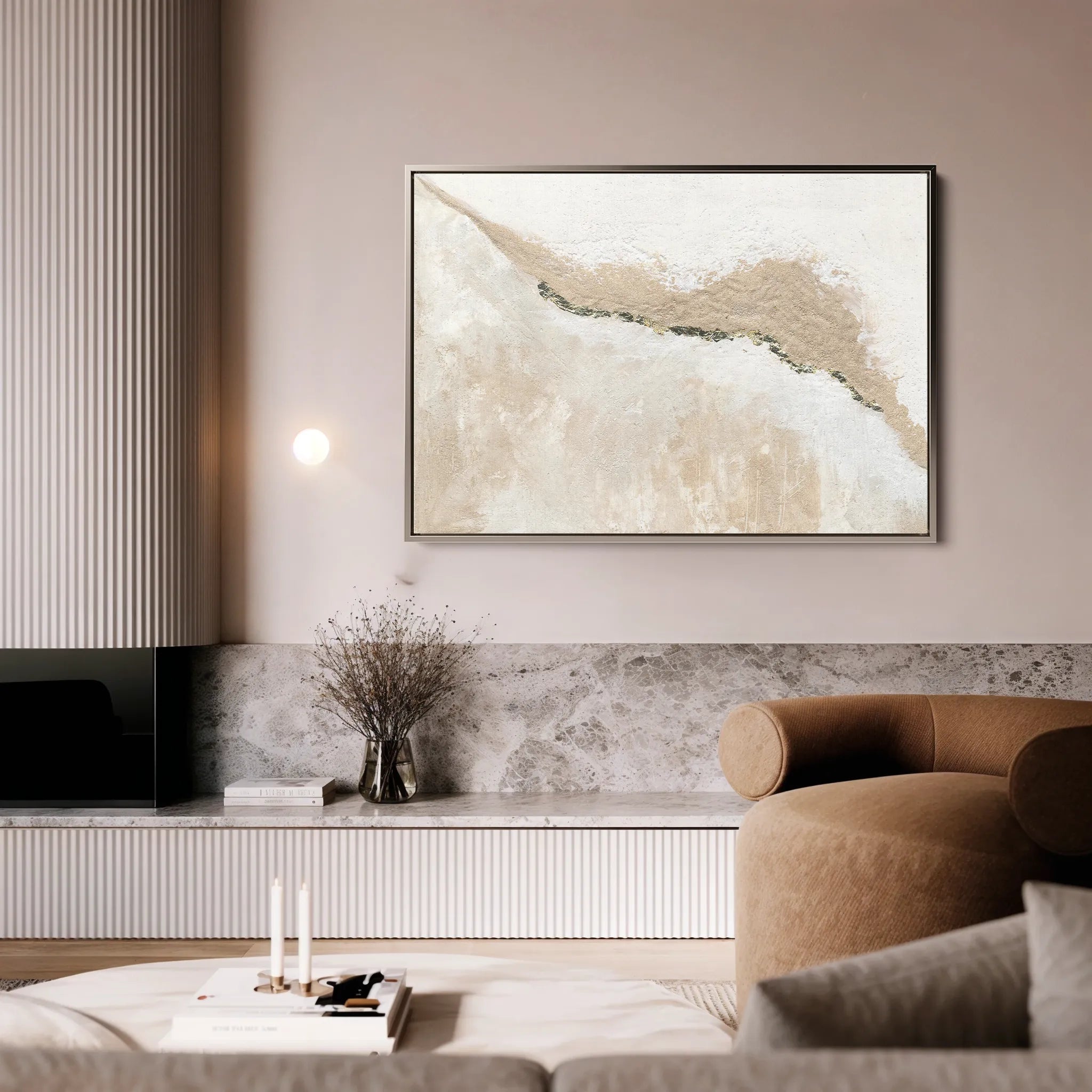 Abstract 111 Canvas Art 18" x 24" / 45 x 60 cm / Black