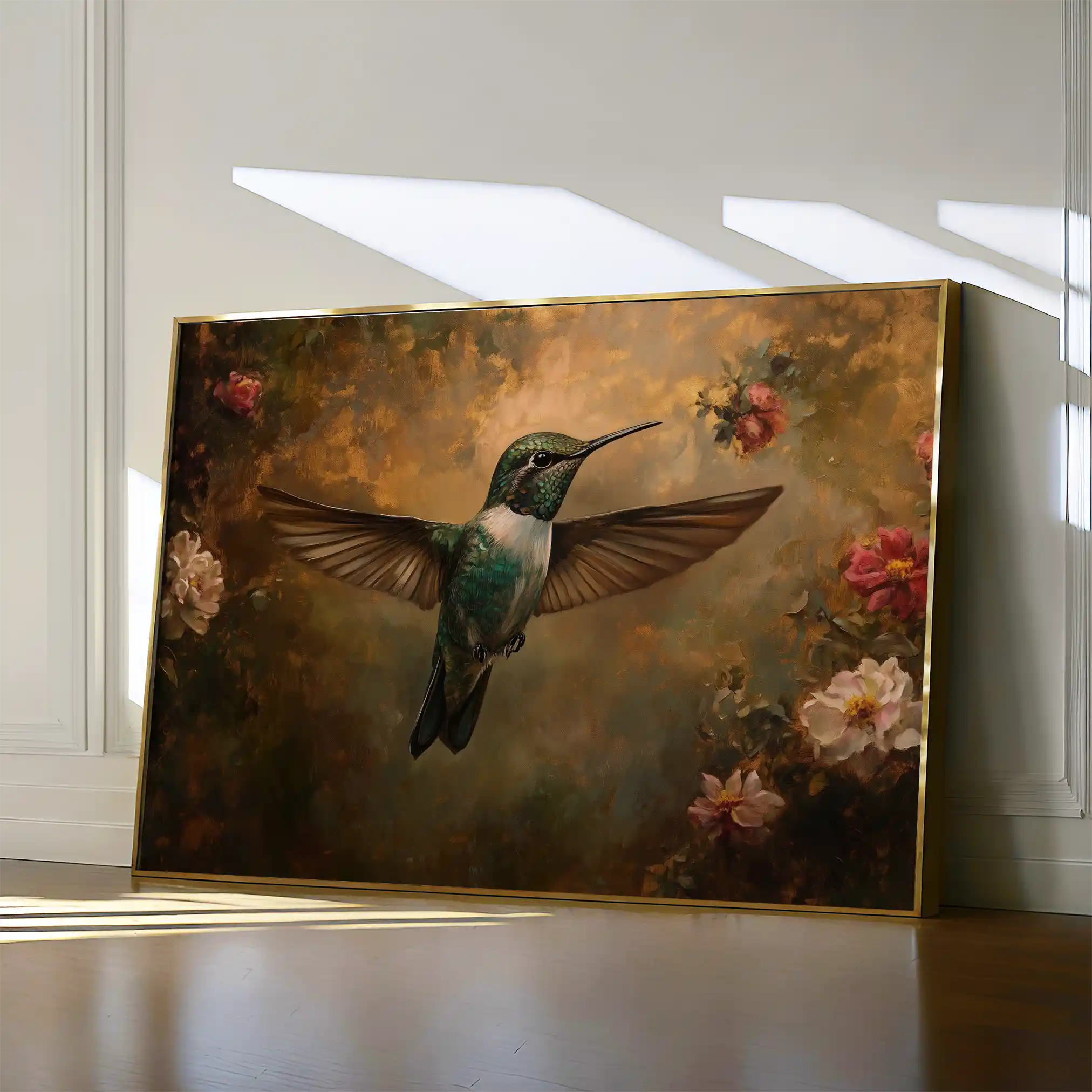 Animals 111 Canvas Art 60 x 40 cm / Black