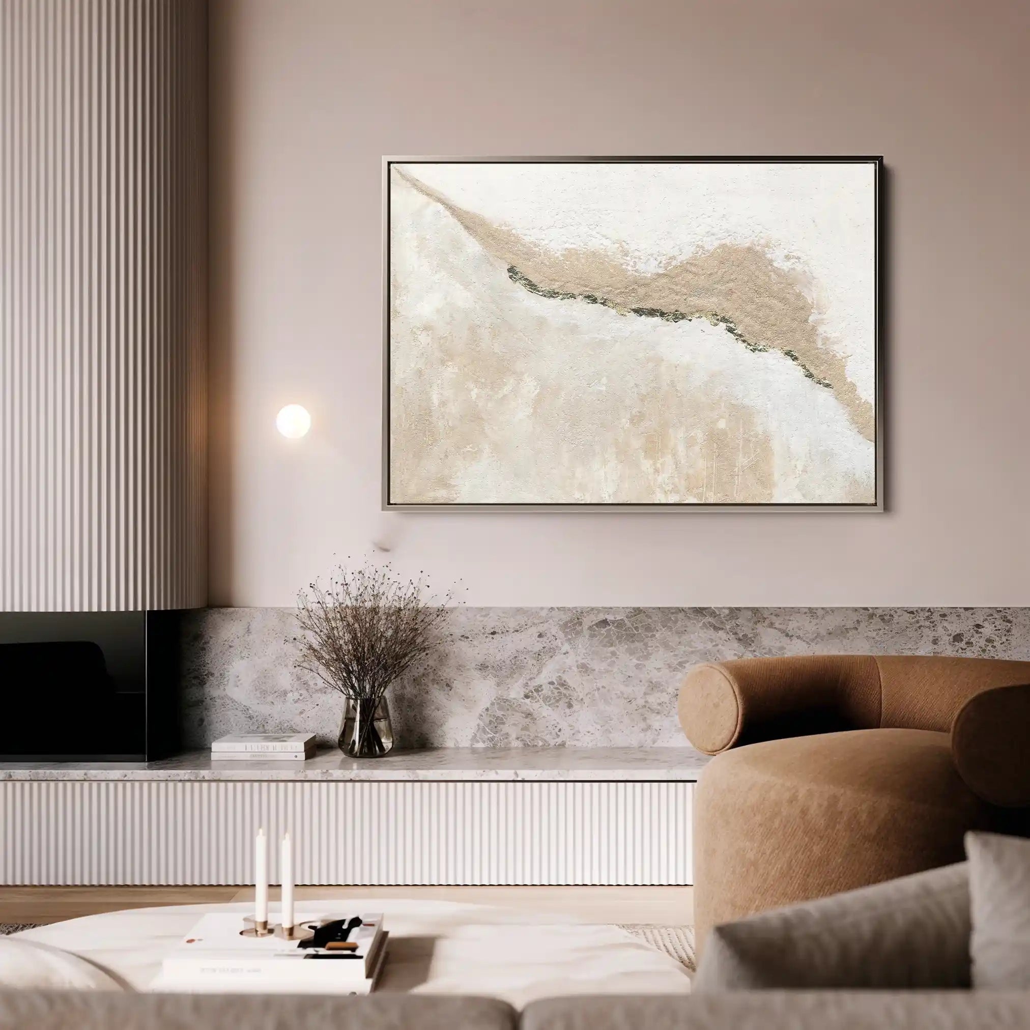 Abstract 111 Canvas Art 60 x 40 cm / Black