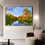 Landscape 111 Canvas Art 18" x 24" / 45 x 60 cm / Black