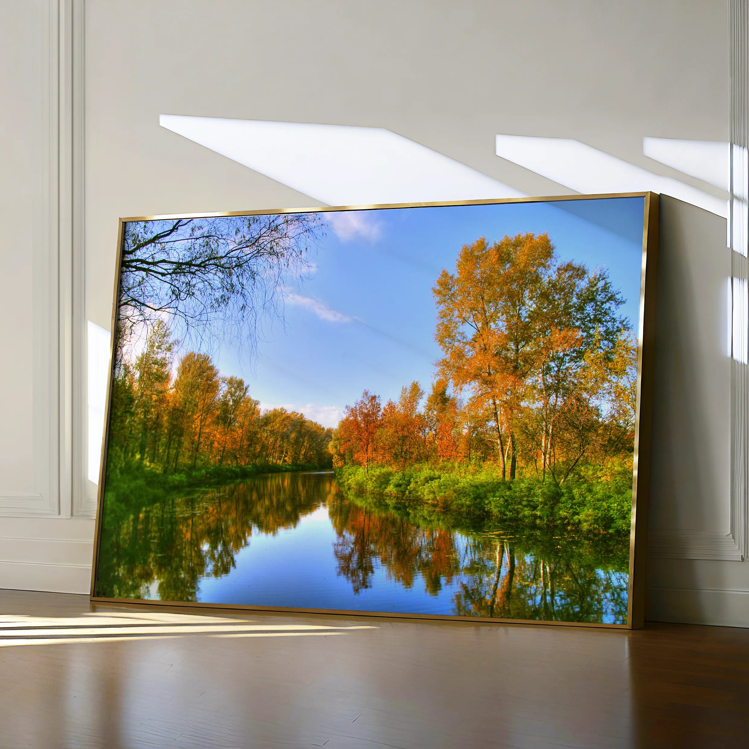 Landscape 111 Canvas Art 18" x 24" / 45 x 60 cm / Black