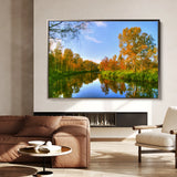 Landscape 111 Canvas Art 18" x 24" / 45 x 60 cm / Black