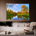 Landscape 111 Canvas Art 18" x 24" / 45 x 60 cm / Black