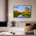 Landscape 111 Canvas Art 18" x 24" / 45 x 60 cm / Black