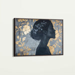 Portrait 111 Canvas Art 60 x 40 cm / Black