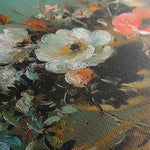 Floral 1110 Canvas Art 18" x 24" / 45 x 60 cm / Black
