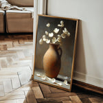 Floral 1112 Canvas Art 18" x 24" / 45 x 60 cm / Black