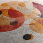 Abstract 1113 Canvas Art 16" x 16" / 40 x 40 cm / Black