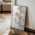 Floral 1113 Canvas Art 18" x 24" / 45 x 60 cm / Black