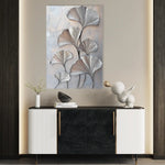 Floral 1113 Canvas Art 60 x 40 cm / Black