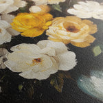 Floral 1114 Canvas Art 18" x 24" / 45 x 60 cm / Black