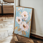 Floral 1116 Canvas Art 18" x 24" / 45 x 60 cm / Black