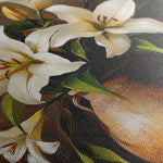 Floral 1117 Canvas Art 18" x 24" / 45 x 60 cm / Black