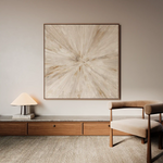 Abstract 1118 Canvas Art 60 x 60 cm / Black