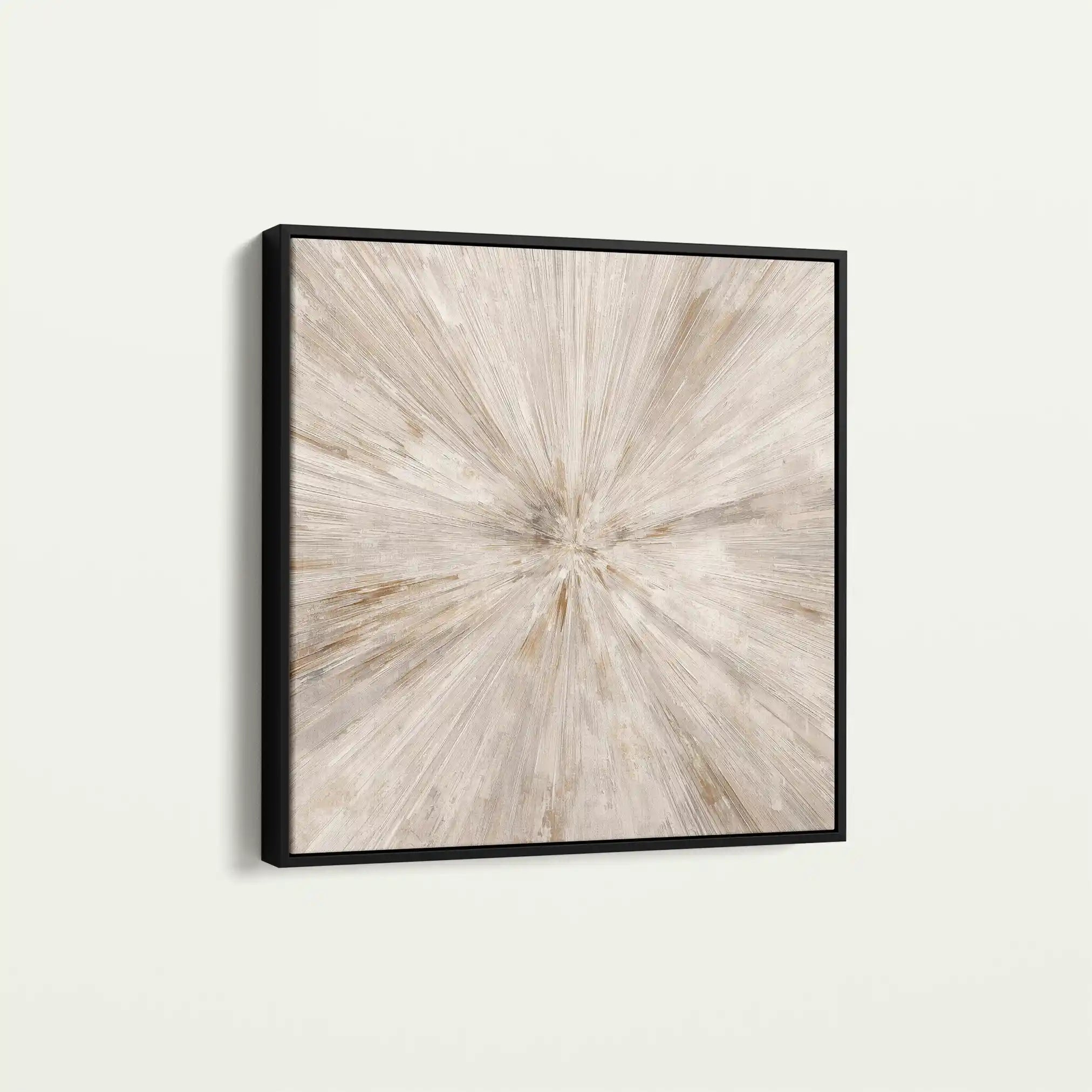 Abstract 1118 Canvas Art 60 x 60 cm / Black