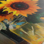 Floral 1119 Canvas Art 60 x 40 cm / Black