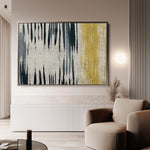 Abstract 112 Canvas Art 18" x 24" / 45 x 60 cm / Black