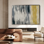 Abstract 112 Canvas Art 18" x 24" / 45 x 60 cm / Black