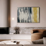 Abstract 112 Canvas Art 18" x 24" / 45 x 60 cm / Black