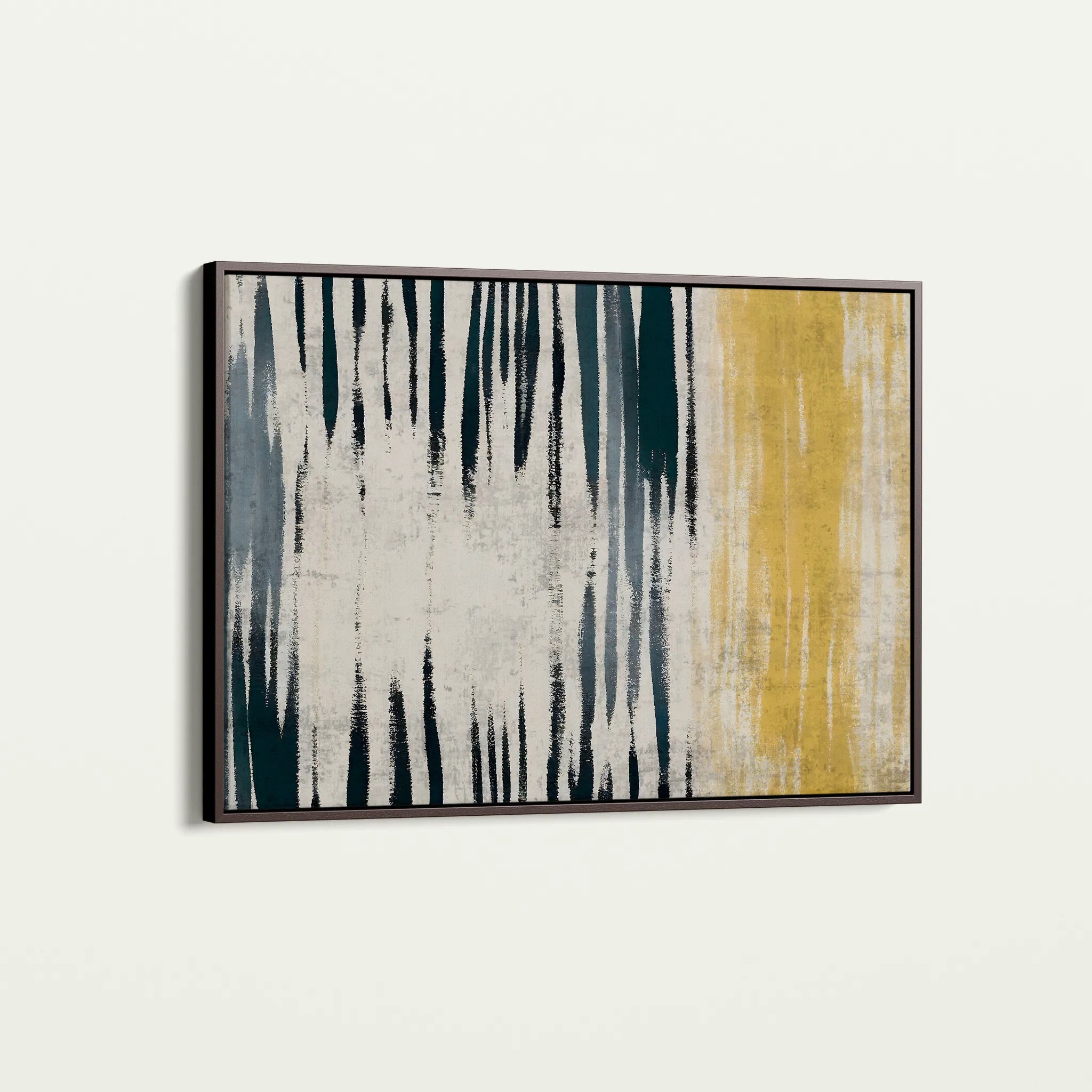 Abstract 112 Canvas Art 18" x 24" / 45 x 60 cm / Black