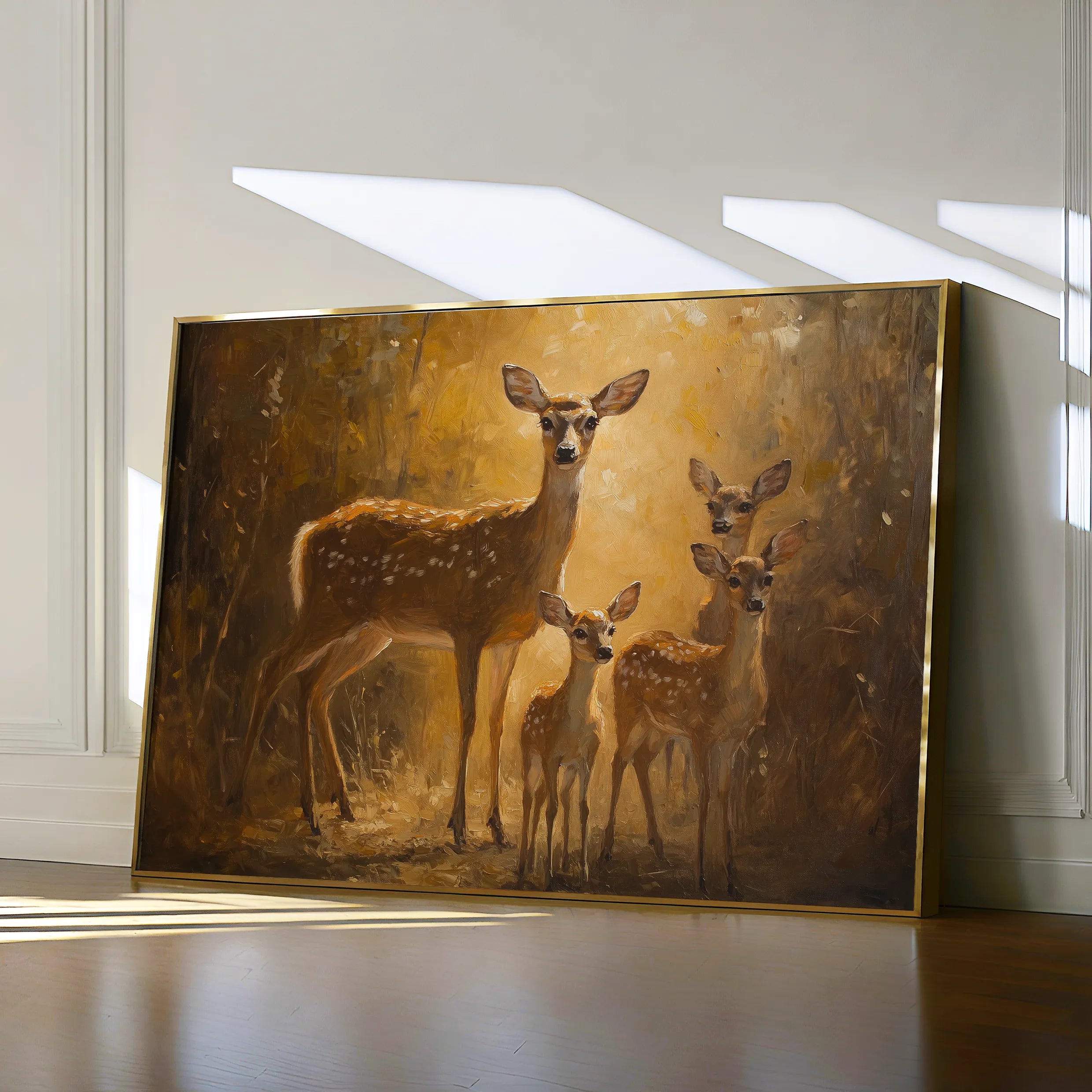 Animals 112 Canvas Art 18" x 24" / 45 x 60 cm / Black
