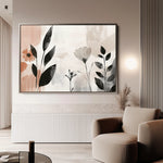 Boho 112 Canvas Art 18" x 24" / 45 x 60 cm / Black