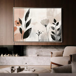 Boho 112 Canvas Art 60 x 40 cm / Black