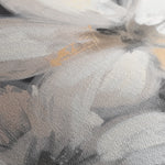 Floral 112 Canvas Art 18" x 24" / 45 x 60 cm / Black