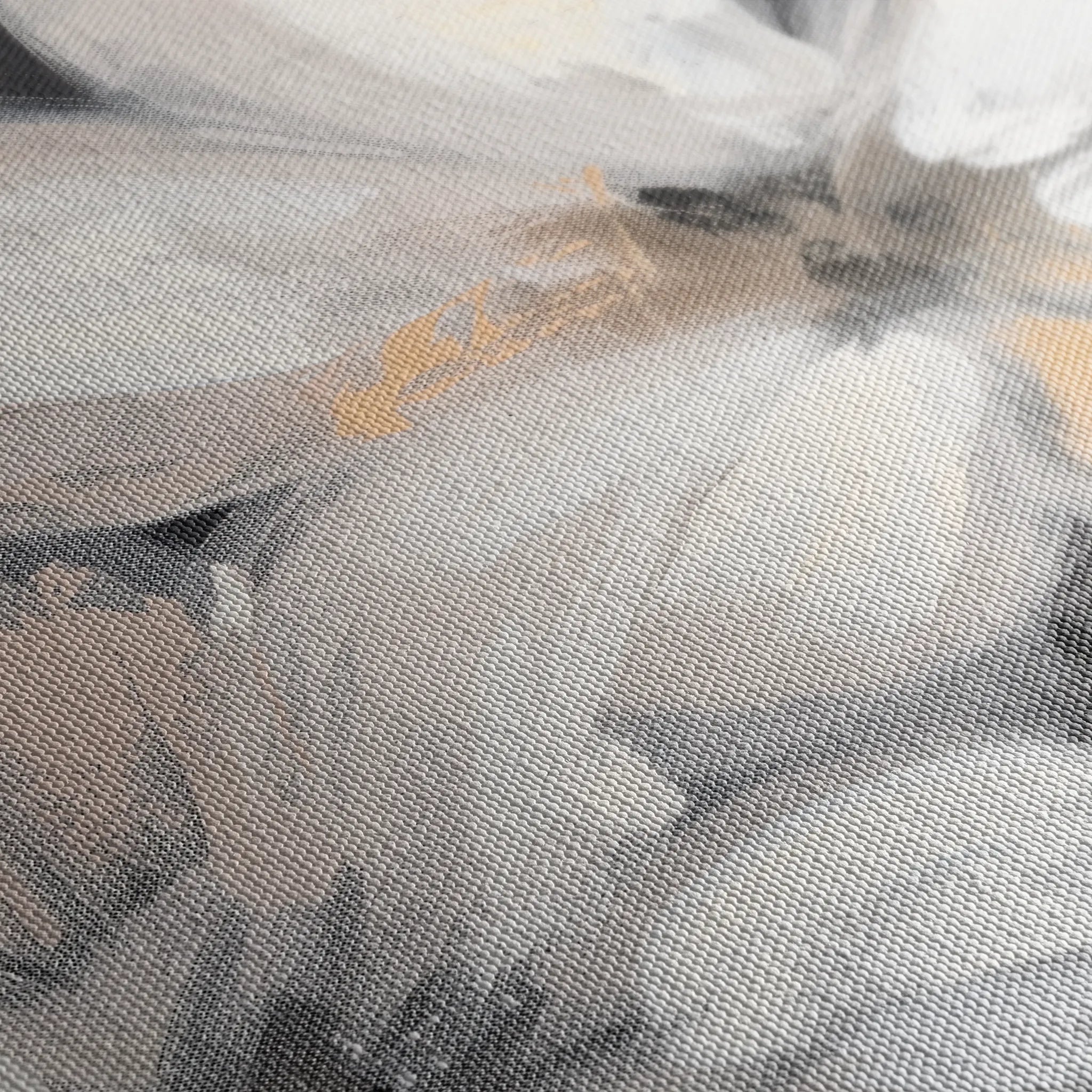 Floral 112 Canvas Art 18" x 24" / 45 x 60 cm / Black