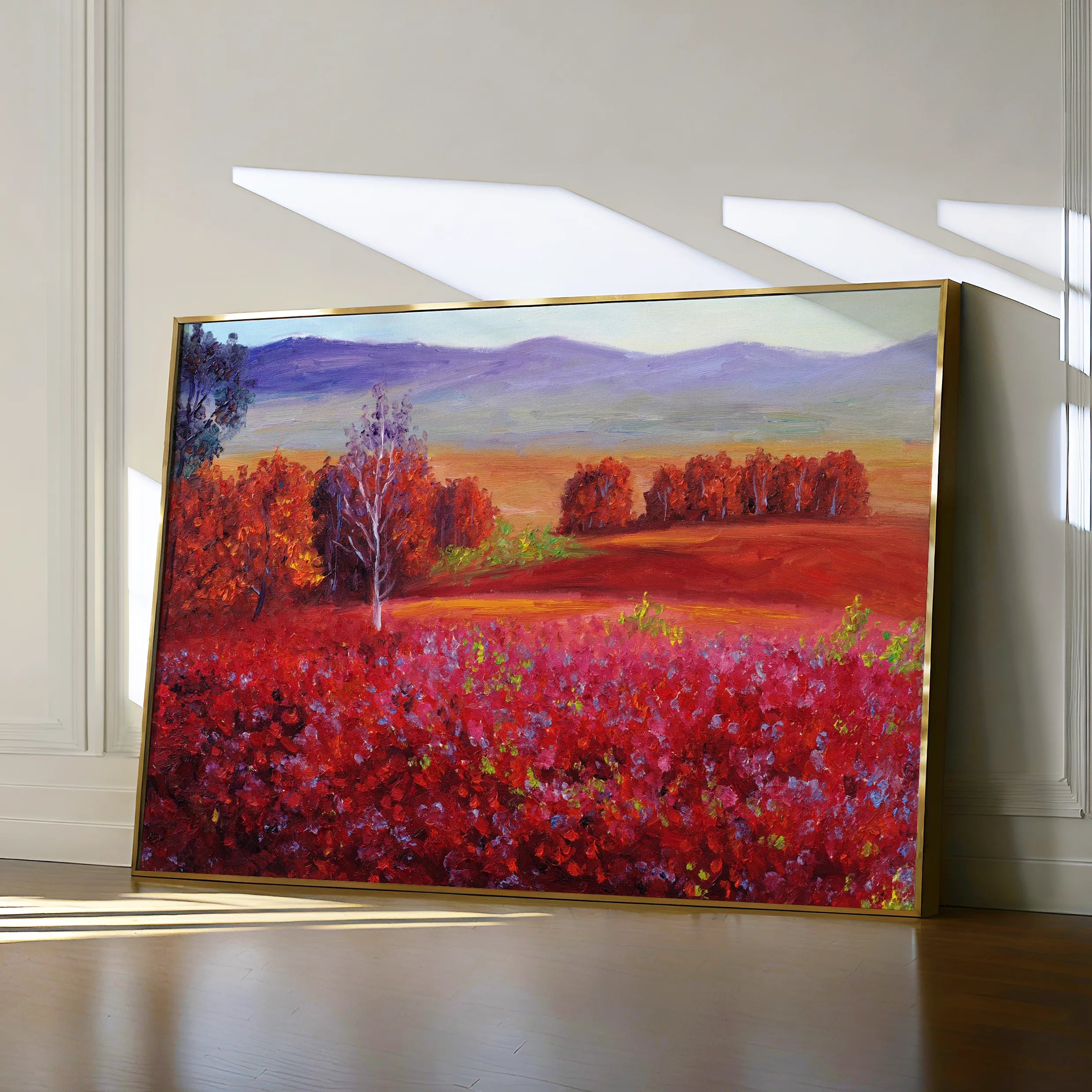 Landscape 112 Canvas Art 18" x 24" / 45 x 60 cm / Black