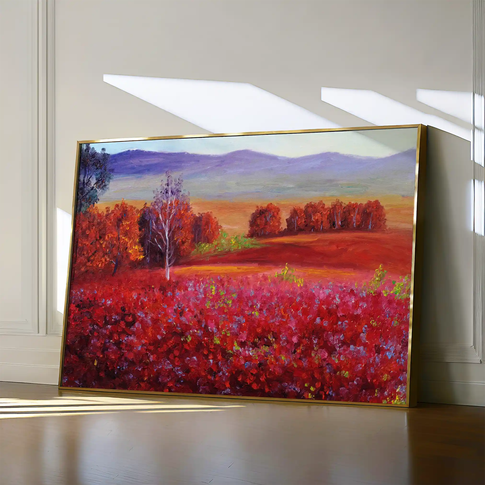 Landscape 112 Canvas Art 60 x 40 cm / Black