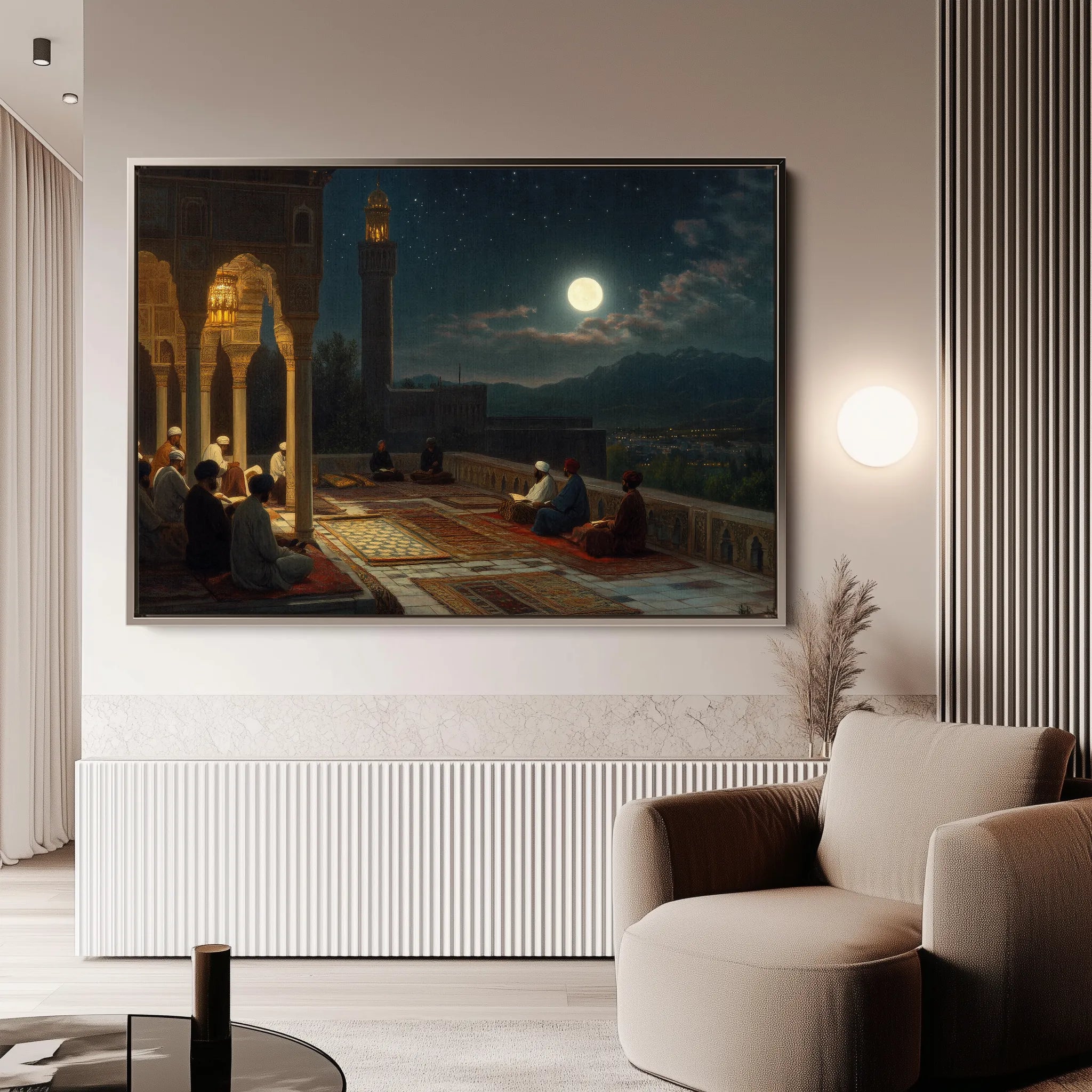 Orientalist 112 Canvas Art 18" x 24" / 45 x 60 cm / Black
